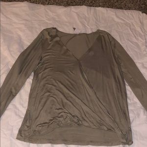 Glitz V-Neck Cross Shirt